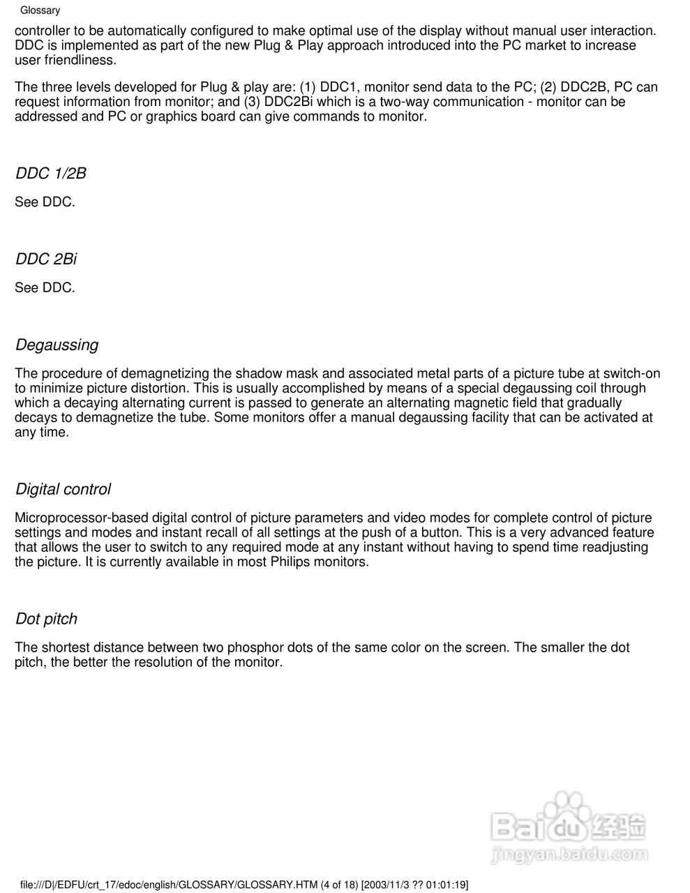 飞利浦107B40彩显使用说明书:[4]