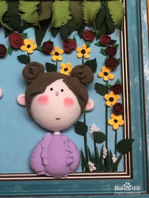 超轻粘土作品萌版娃娃 百度经验 超轻粘土作品萌版娃娃 百度经验