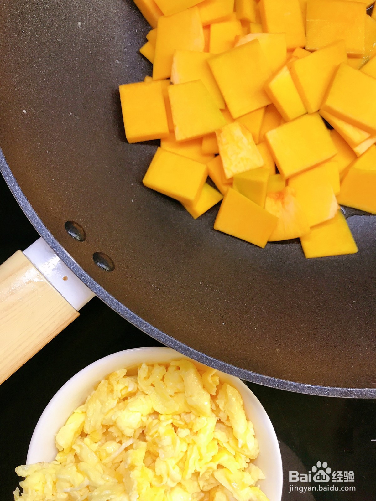 南瓜炒鸡蛋怎么做