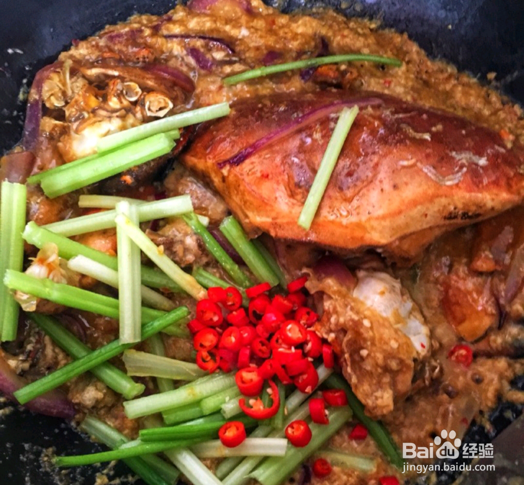 如何做出咖喱椰汁面包蟹？