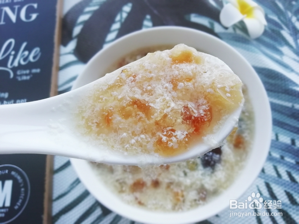 好吃不腻的面膜牛奶桃胶糖水