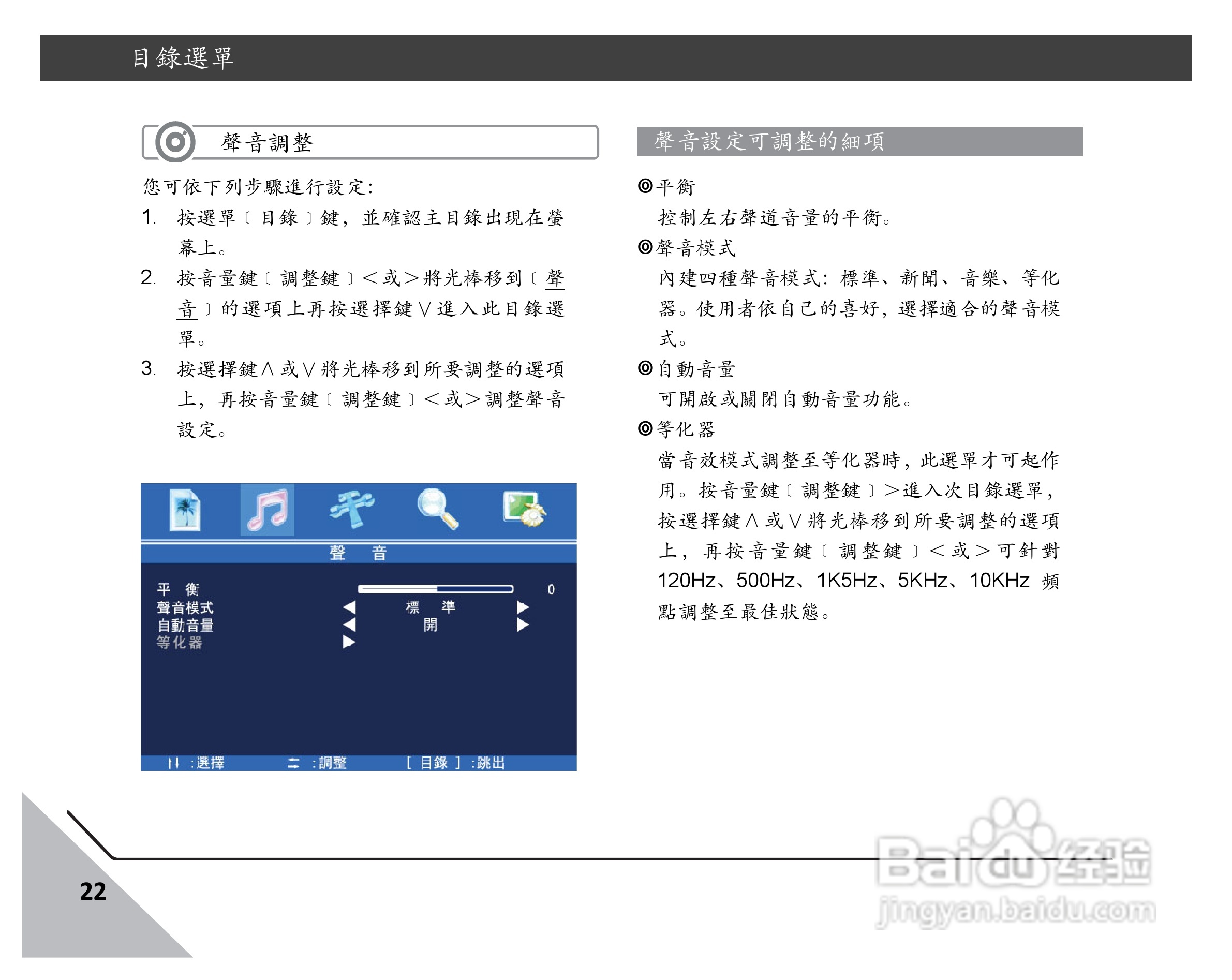 声宝LM-32S6P型液晶显示器说明书:[3]