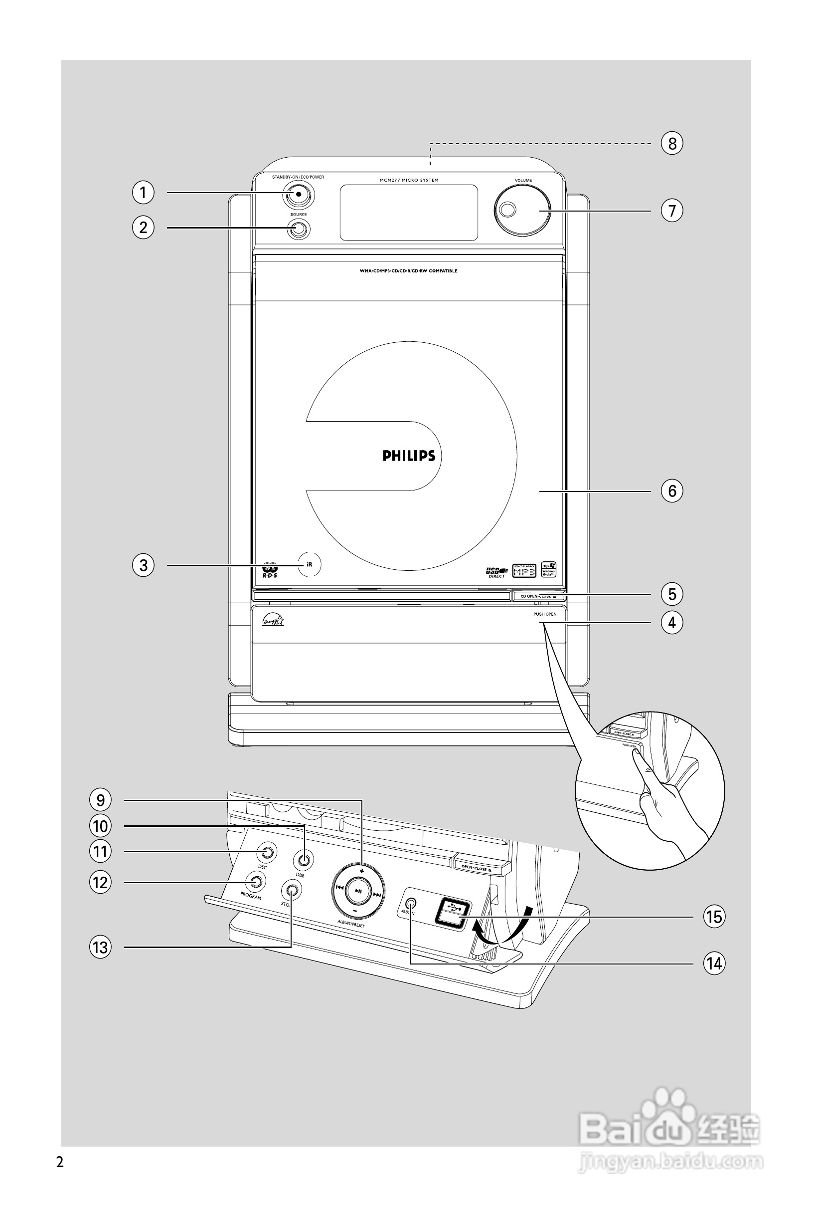 PHILIPS MCM277音响使用说明书:[1]