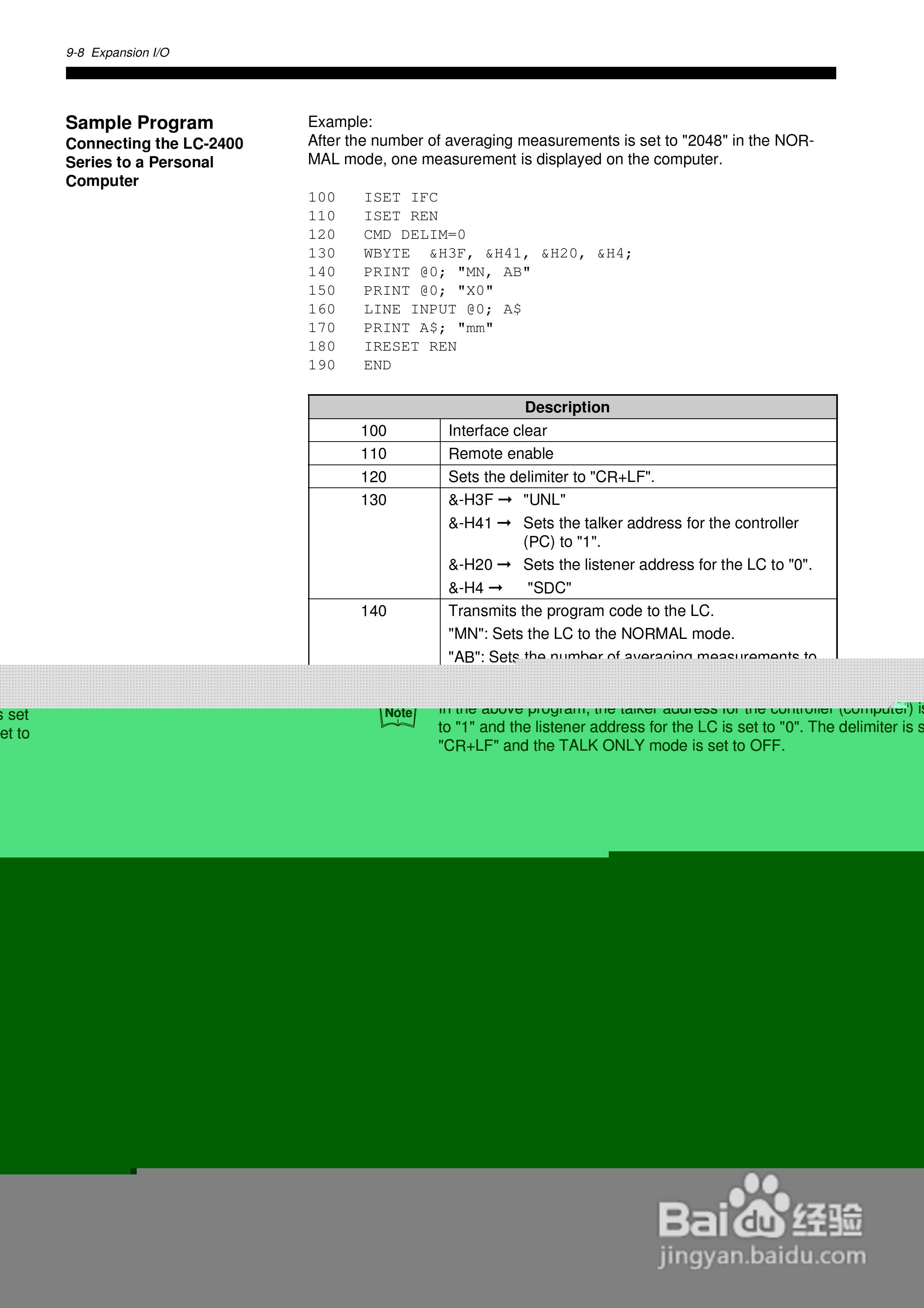 基恩士LC 系列類比感測器控制器说明书:[12]
