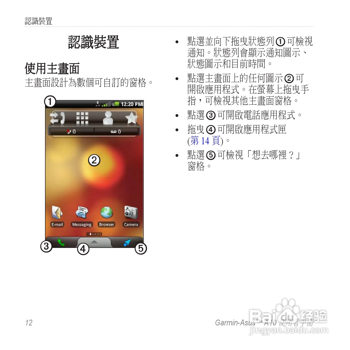 华硕Garmin-Asus A10手机使用说明书:[2]