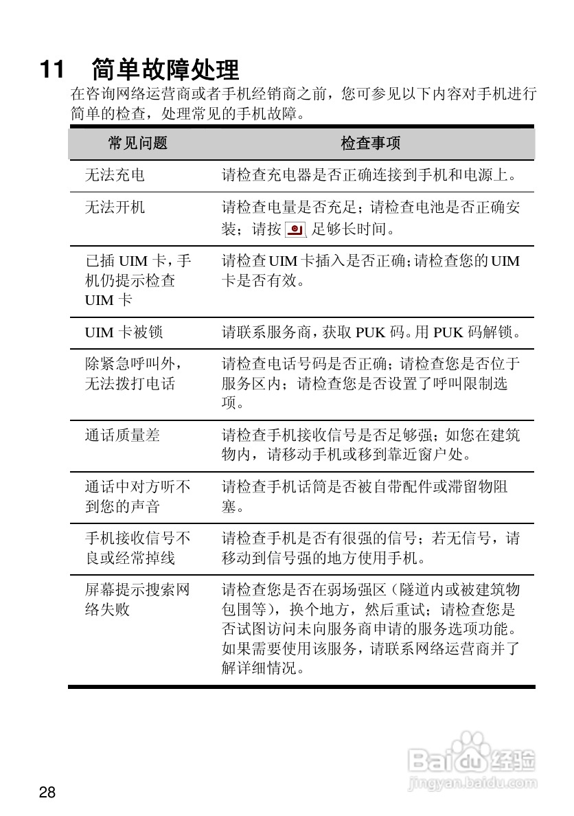 华为C2285手机使用说明书:[4]