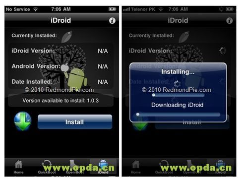 无需电脑在你的iPhone 3G上安装Android 2.2.1