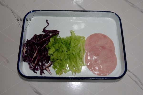 甜辣酱火腿卷饼