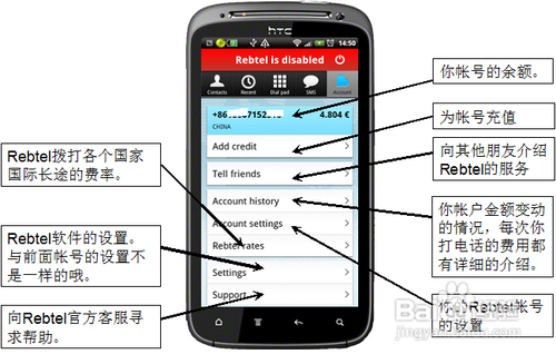 Rebtel手机软件的使用方法