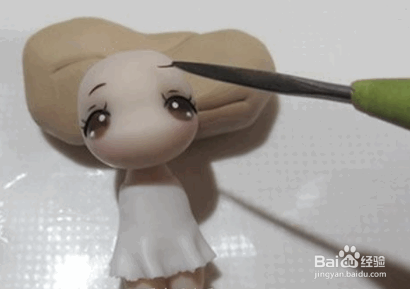 粘土小精灵的简单做法