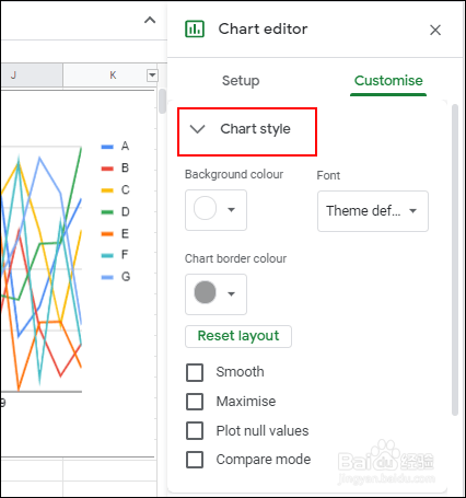 如何在Google表格中创建图形