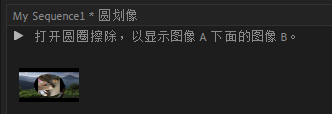PR2019如何使用圆划像过渡视频
