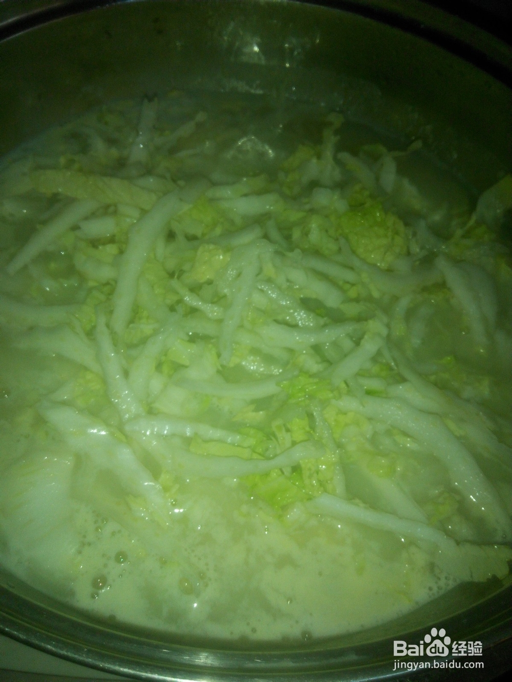 怎么煮白菜鸡蛋面