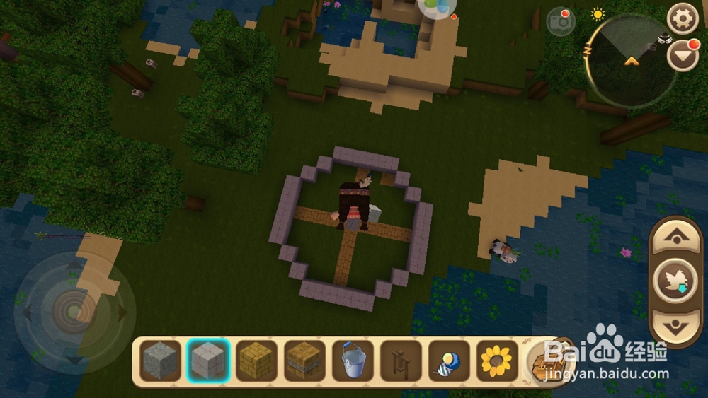 迷你世界怎么做喷泉