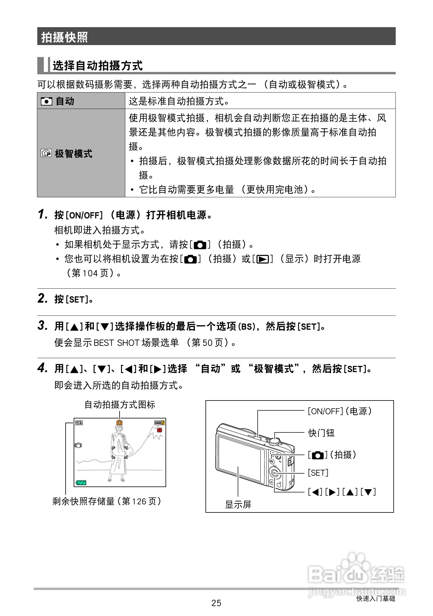 卡西欧EX-ZS160数码相机说明书:[3]