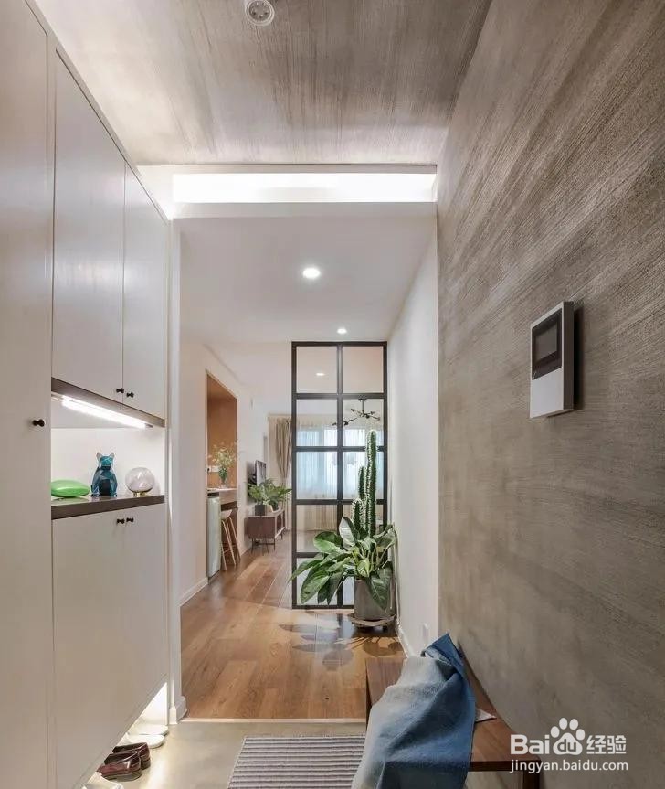 玄关只放鞋柜就落伍了,现在流行这样设计!