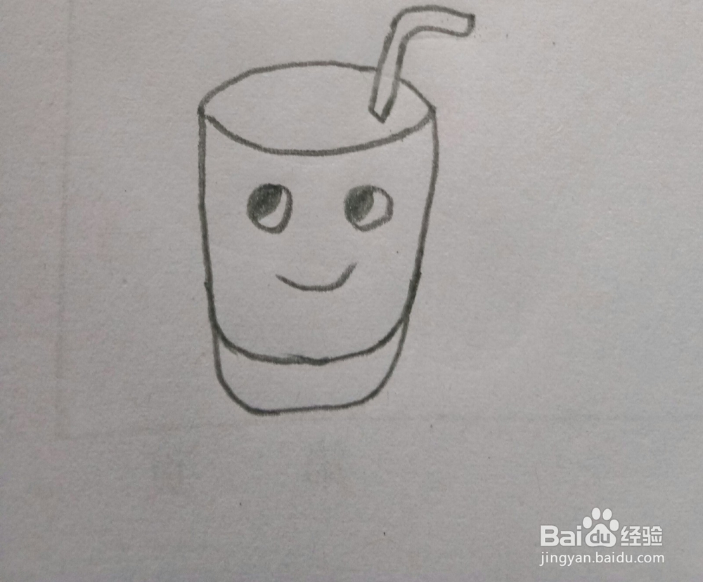 儿童简笔画杯子画法五