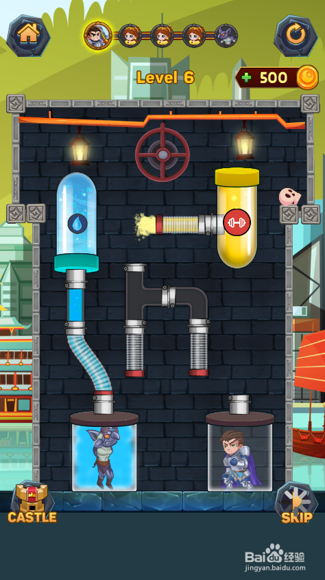 Hero Pipe Rescue的Level 6如何过关?