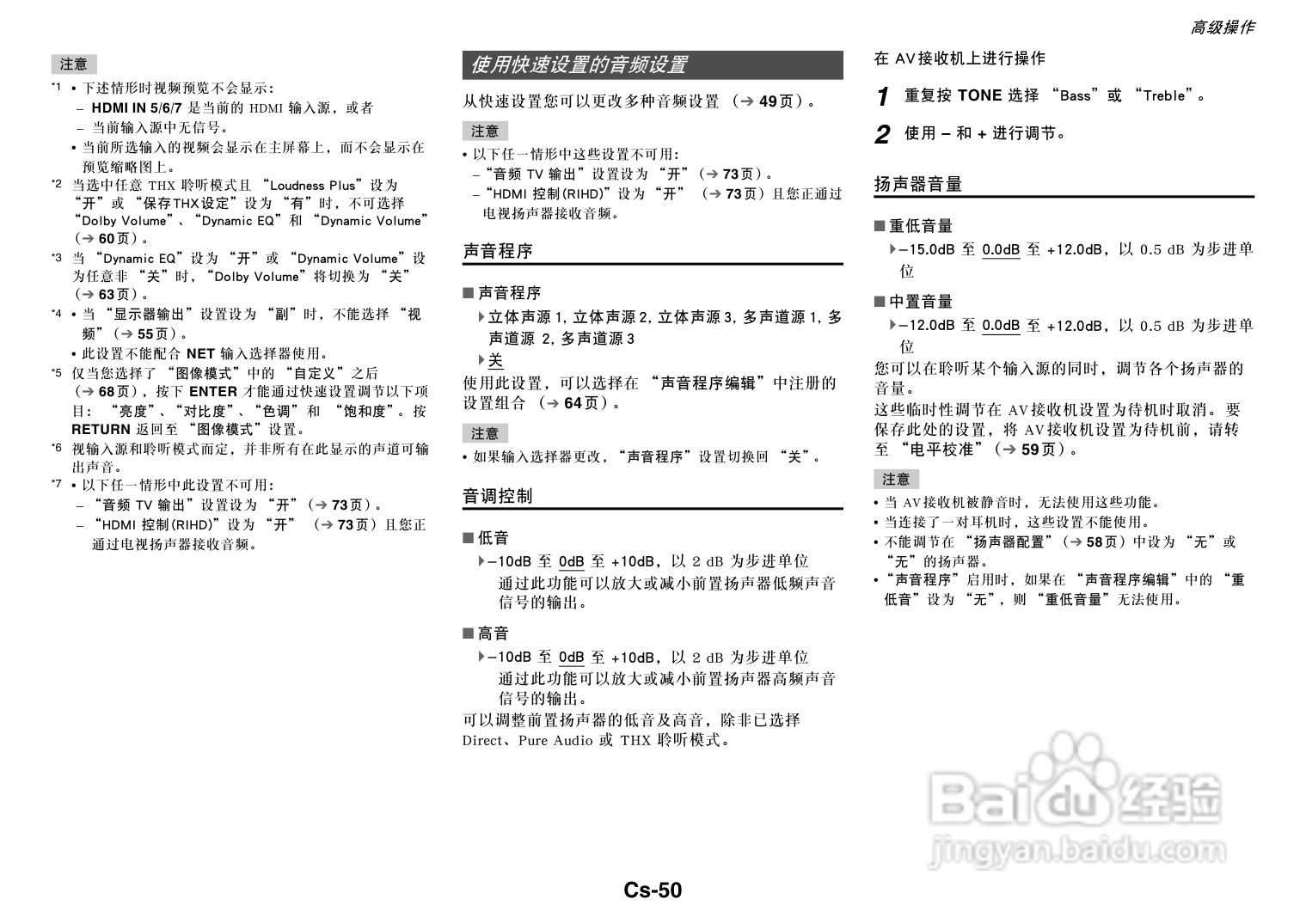 安桥TX-NR818音响功放说明书