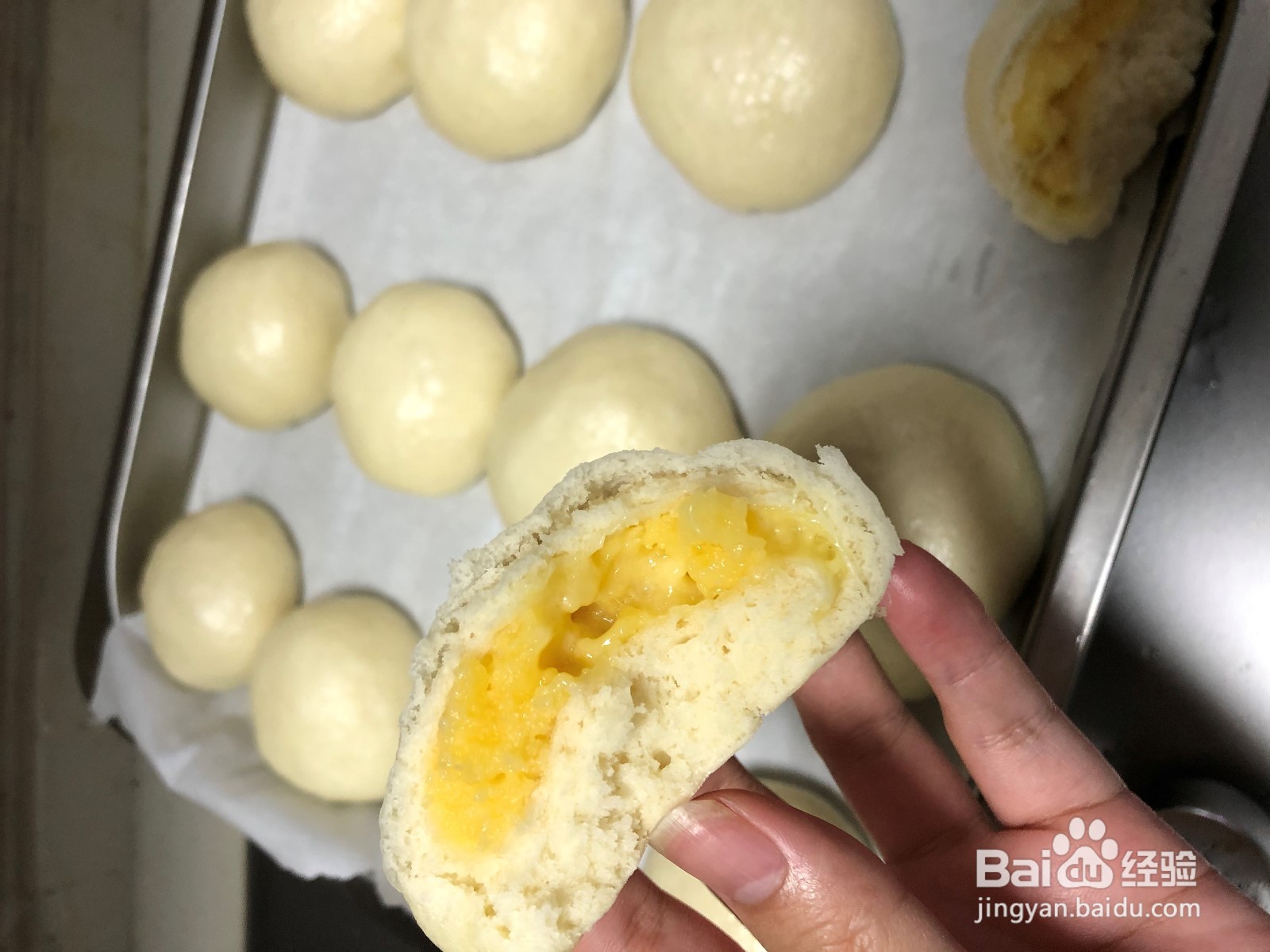 奶黄包做法，这些食材你都有