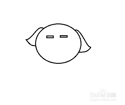 如何画猪的简笔画