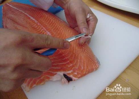 三文鱼各部位切片图解