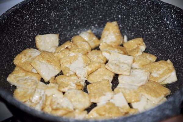 麻辣蒜香包浆豆腐