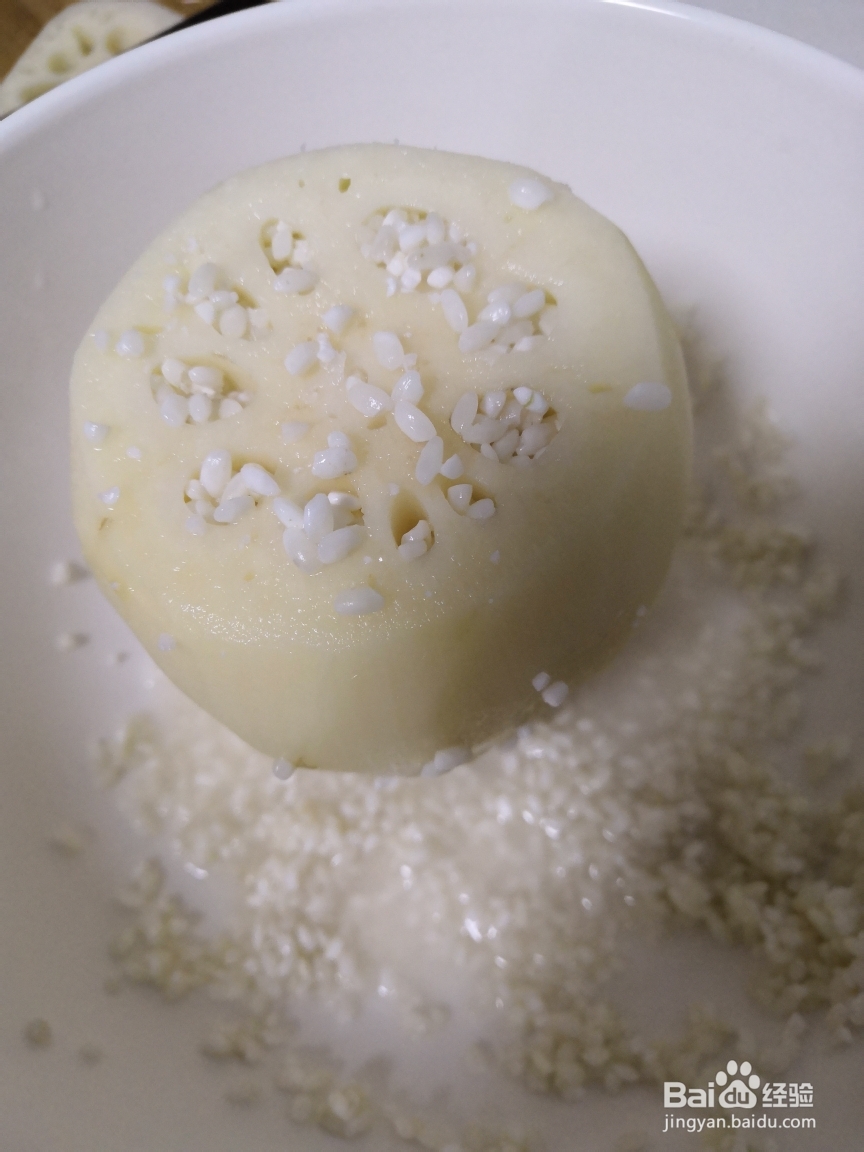 营养美味的桂花糯米藕