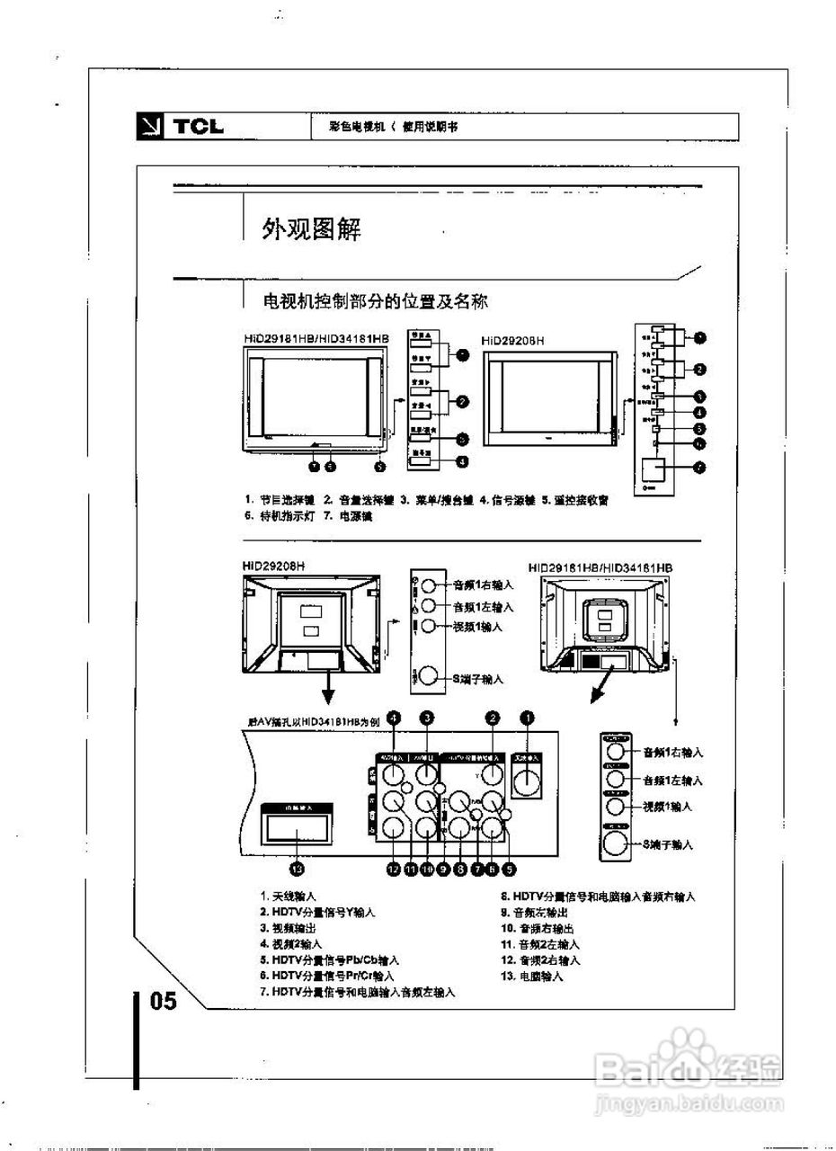 TCL王牌HID29208H彩电使用说明书