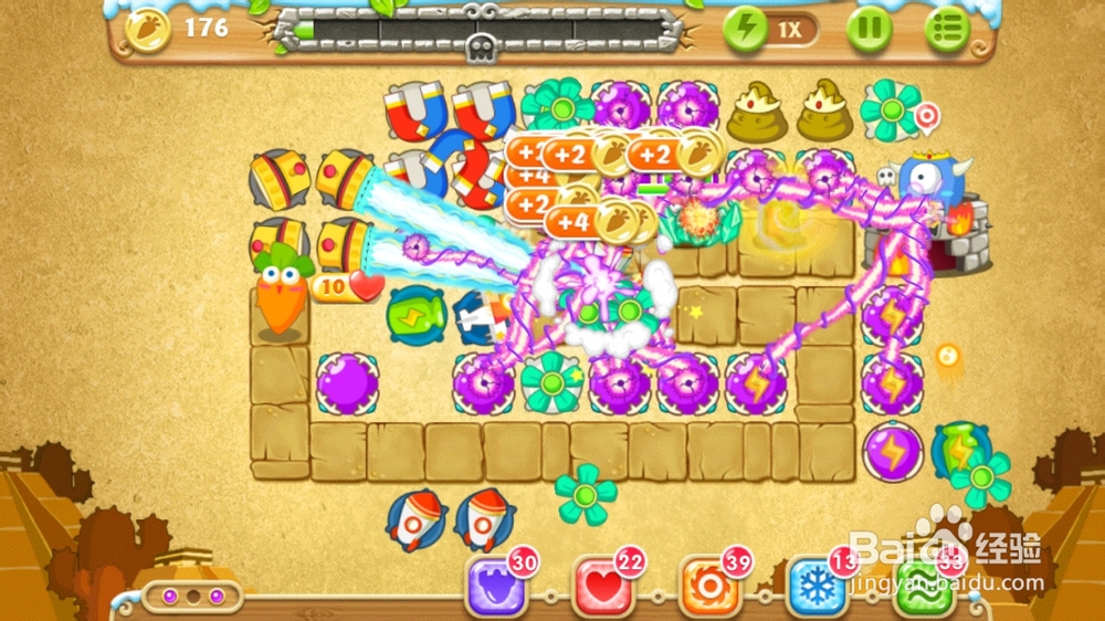 保卫萝卜2 79关金萝卜+水晶萝卜钻石任务