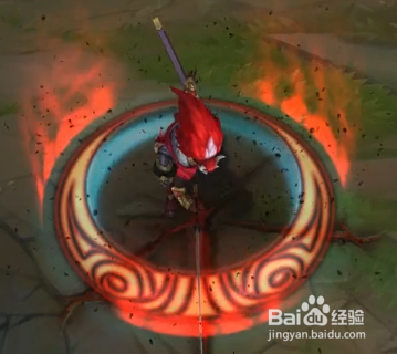 猩红之月亚索皮肤特效