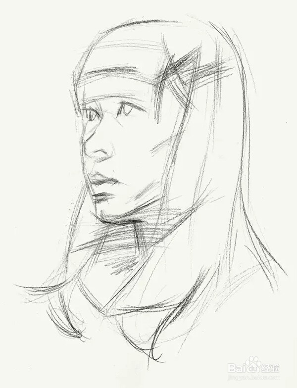素描头像基础教程