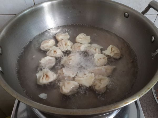 猪肉白菜香菇饺子