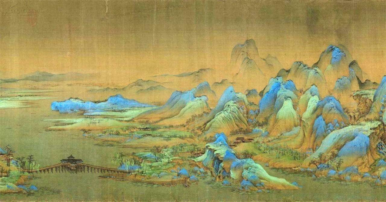 千里江山图画的是哪个地方