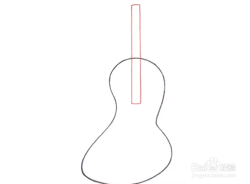 怎么画吉他简笔画3