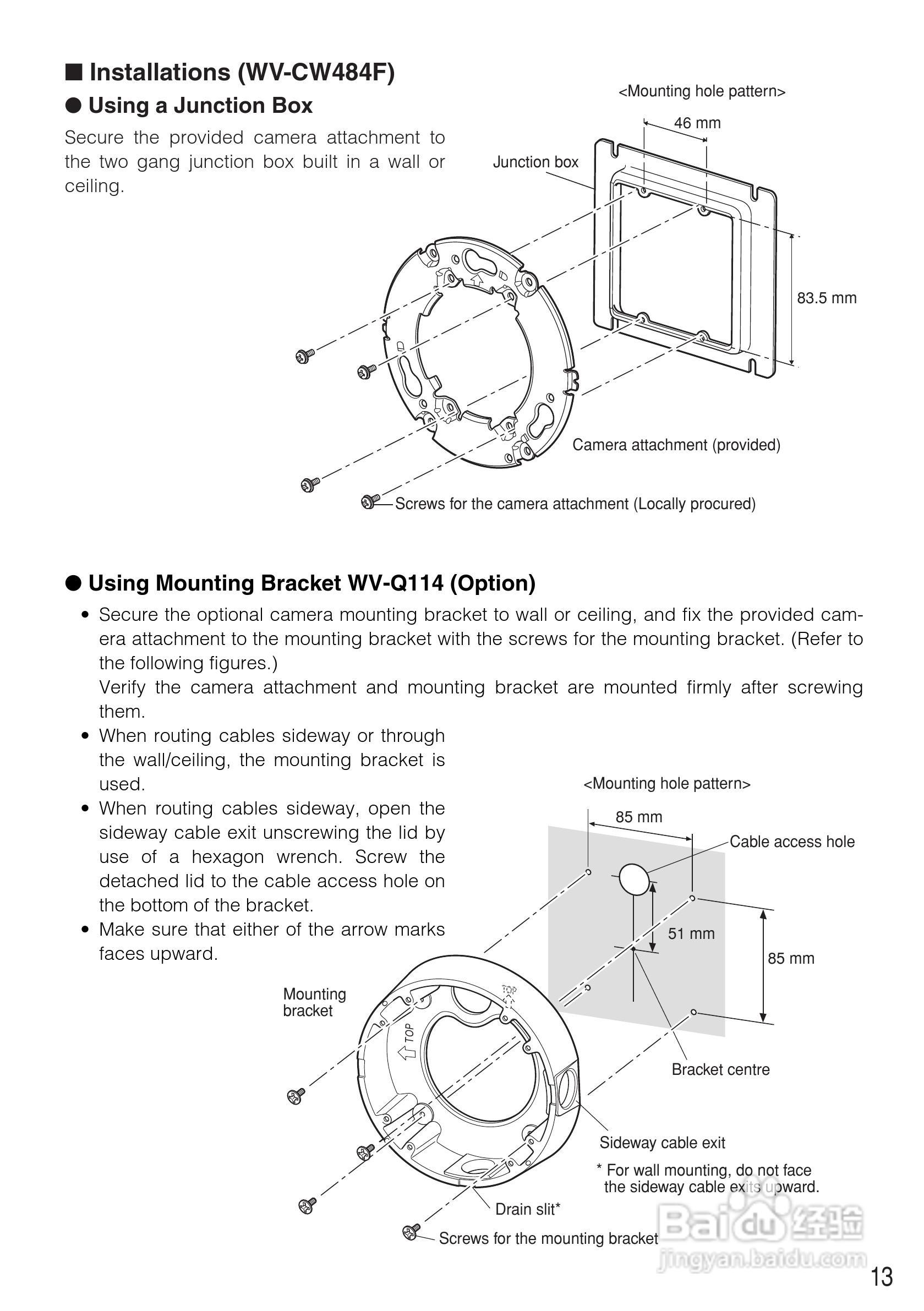 松下WV-CW480S模拟摄像机使用说明书:[2]