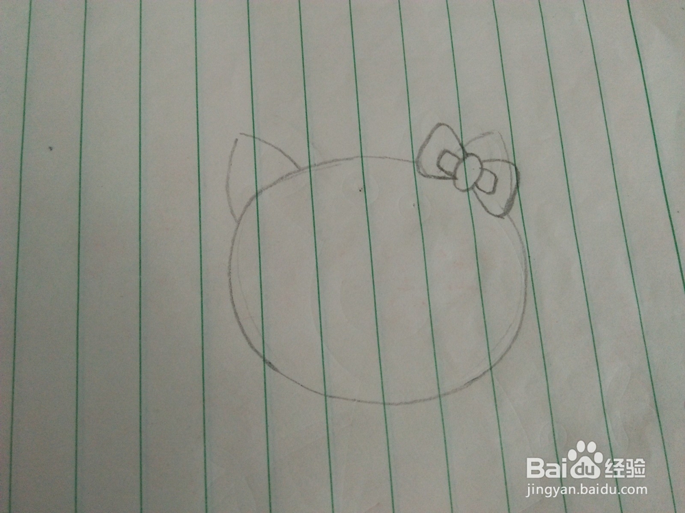 儿童简笔画—如何画凯蒂猫