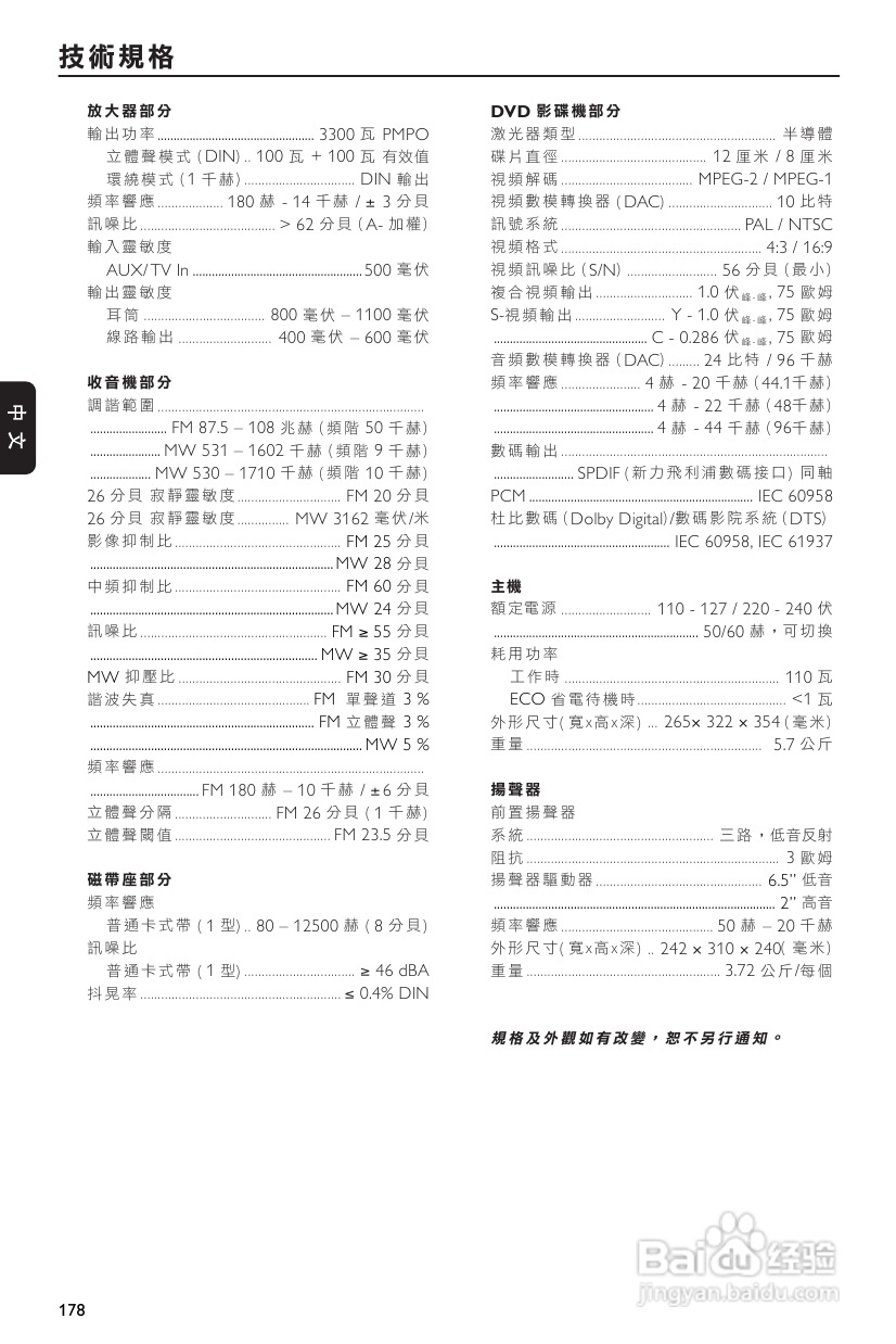 PHILIPS FWD570音响使用说明书:[3]