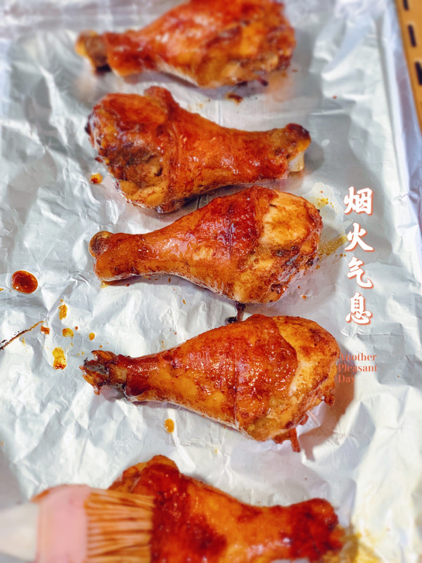 奥尔良风味烤鸡腿