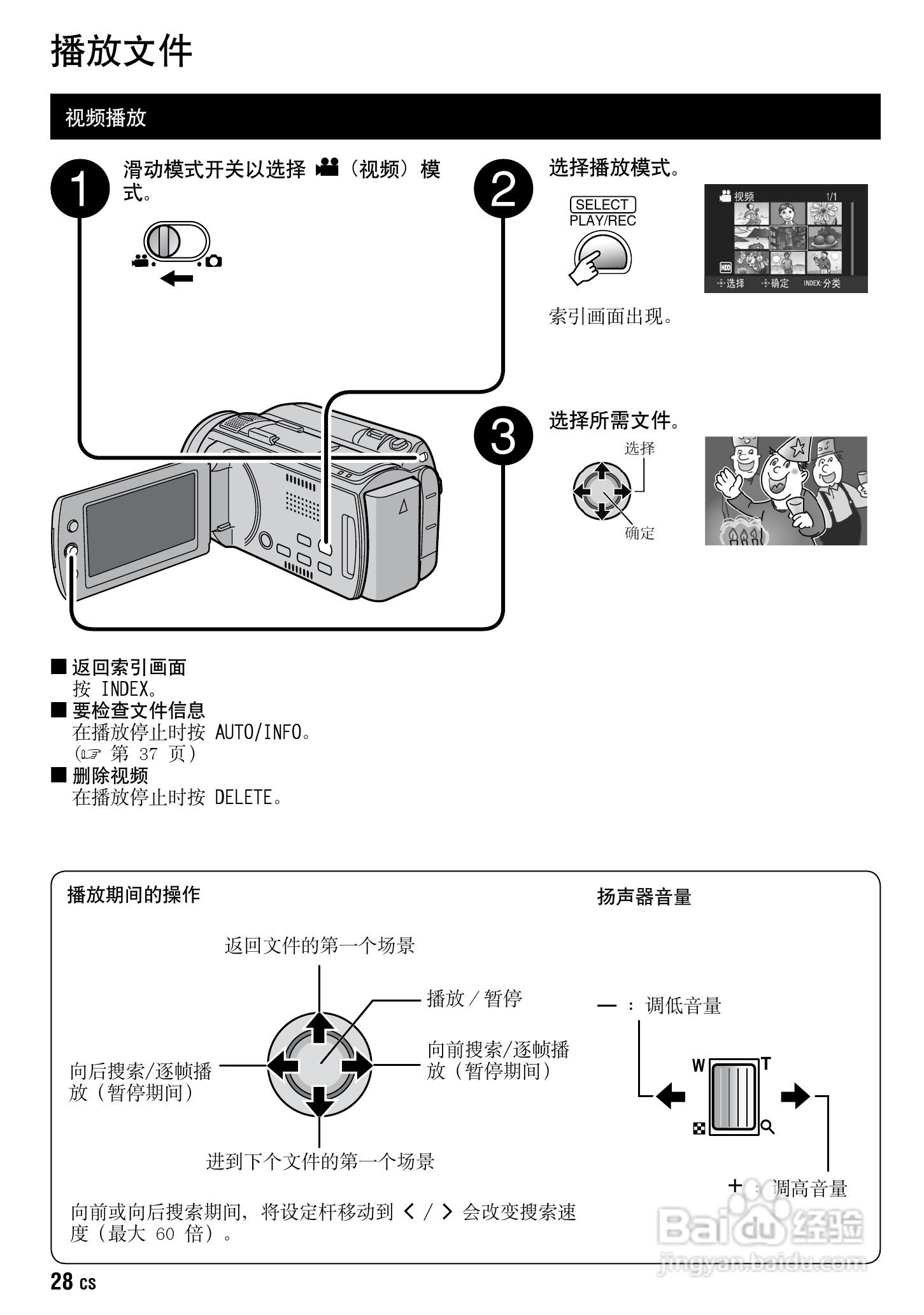 JVC GZ-HD10AC数码摄像机说明书:[3]