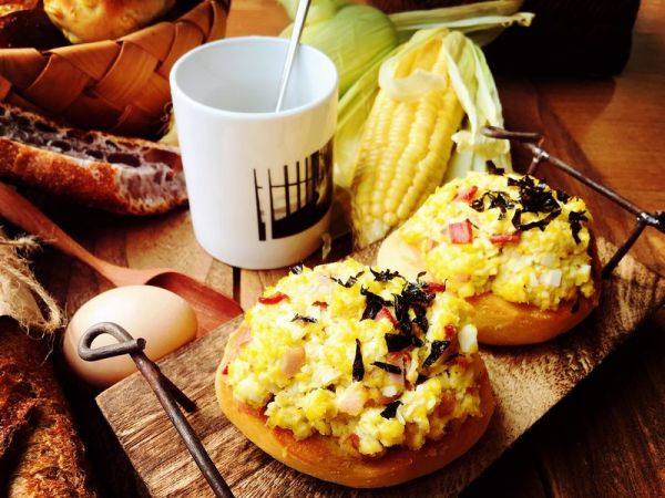 橄榄菜火腿面包