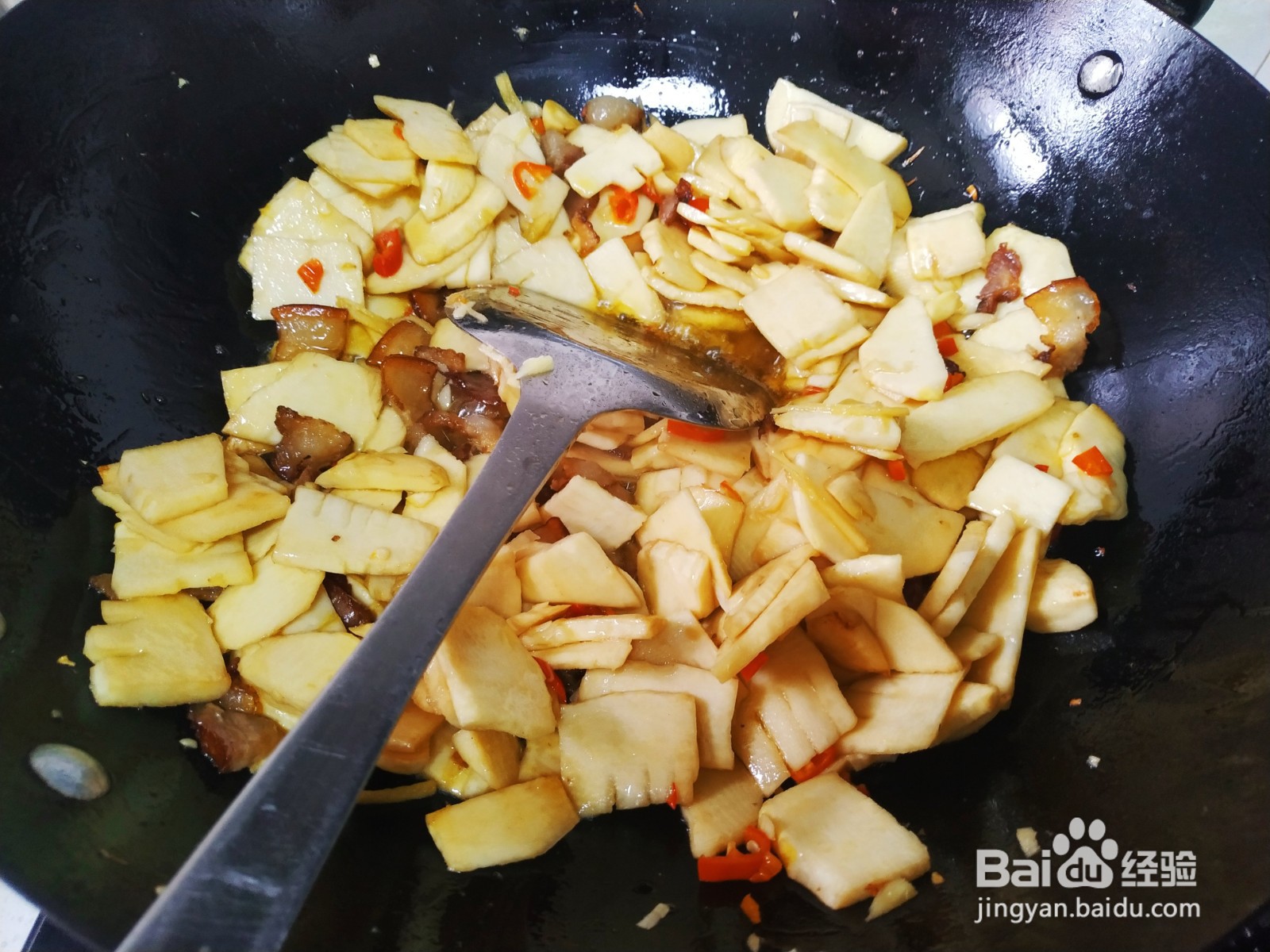 冬笋炒腊肉的做法