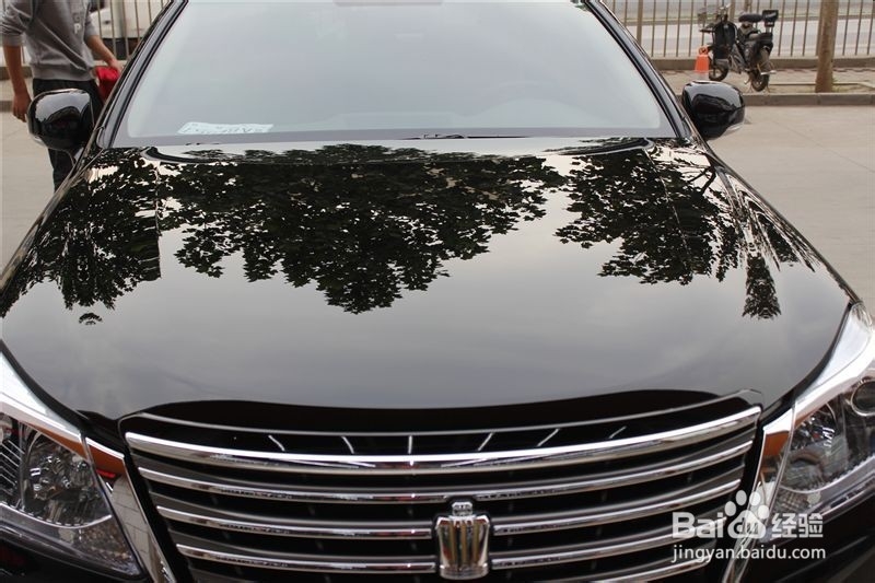 丰田皇冠汽车美容石家庄汽车漆面美容施工案例