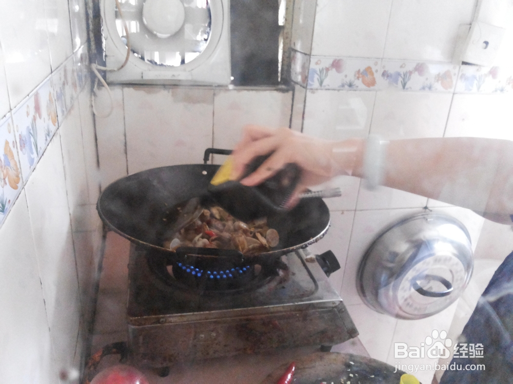 香葱蒜蓉炒蛤蜊