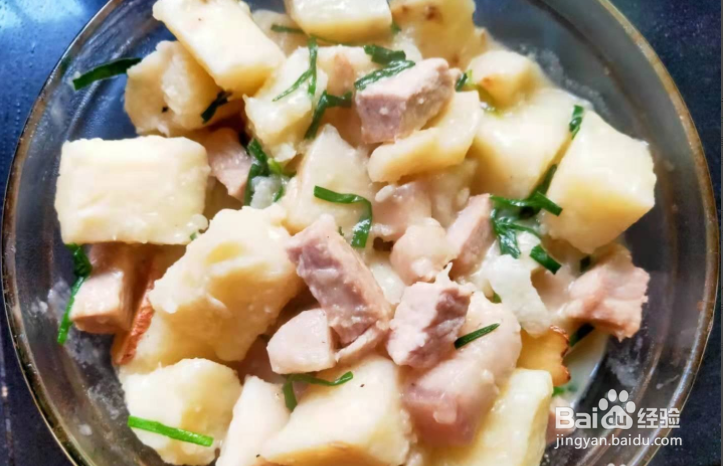大薯烧肉的做法