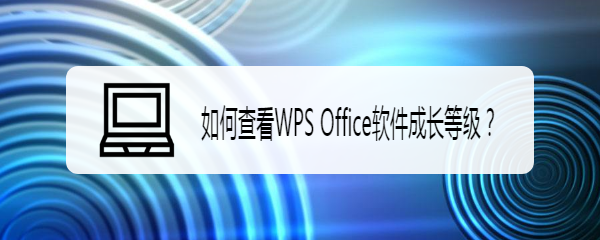 <b>如何查看WPS Office软件成长等级</b>