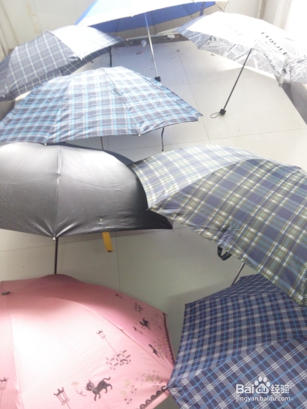 如何把伞叠的好看