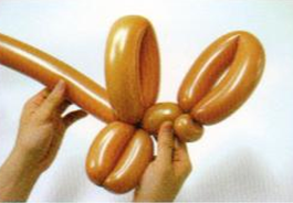 魔法气球造型系列之精品气球小狗