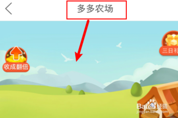 拼多多的多多农场如何进入