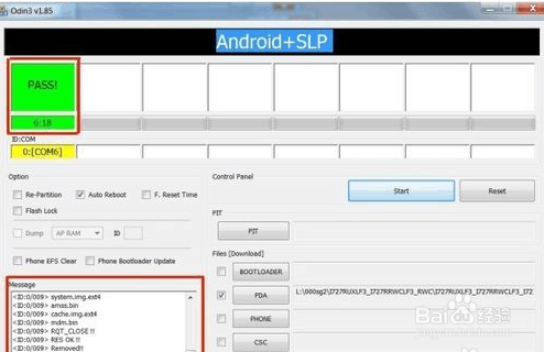 解决三星GALAXY S7 G935F定屏 感叹号ROOT变砖